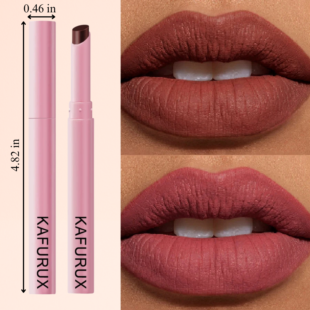 1pc KAFURUX Waterproof Matte Lip Liner Pencil – Long Lasting Nude & Brown Shades for Defined Lips (15 Color Variants)