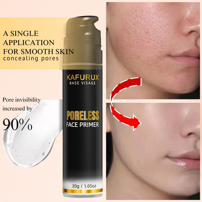 KAFURUX Transparent Gel Makeup Primer – Invisible Pore-Smoothing Moisturizing Base (1 pc)