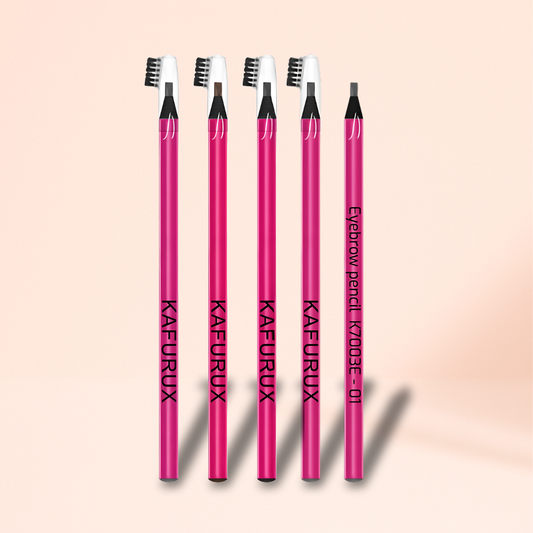 KAFURUX Ultra-Fine Tear-Off Eyebrow Pencil – Sweat-Proof & Smudge-Proof Brow Pencil with Brush (8 Shade Variants)