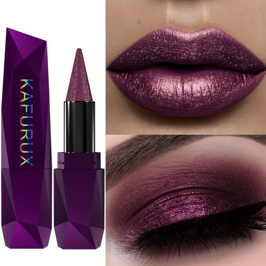 KAFURUX Glossy Purple Lipstick