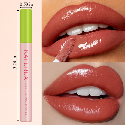 KAFURUX Sexy Red Lip Plump Serum Gloss – Volumizing Essential Oil Long‑Lasting Lip Stain