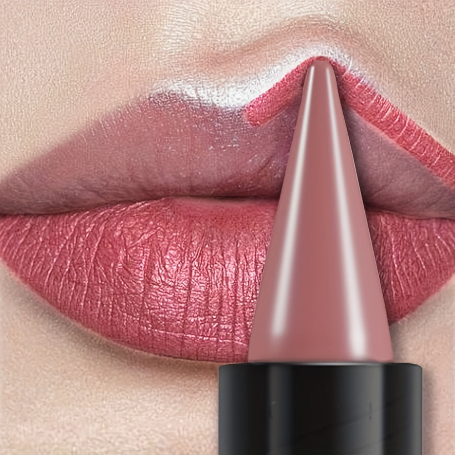KAFURUX RUX Lipstick Pen - Natural Finish, Non-Sticky, Long-Lasting, Easy Application, Waterproof, All Skin Types, Pink Tone