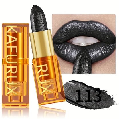 KAFURUX Pearlescent Shine Lipstick – Waterproof, Long-Lasting, Multi-Tone Collection