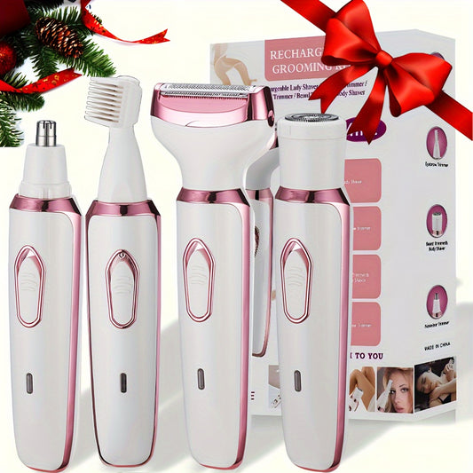 Depiladora eléctrica 4 en 1 para mujeres