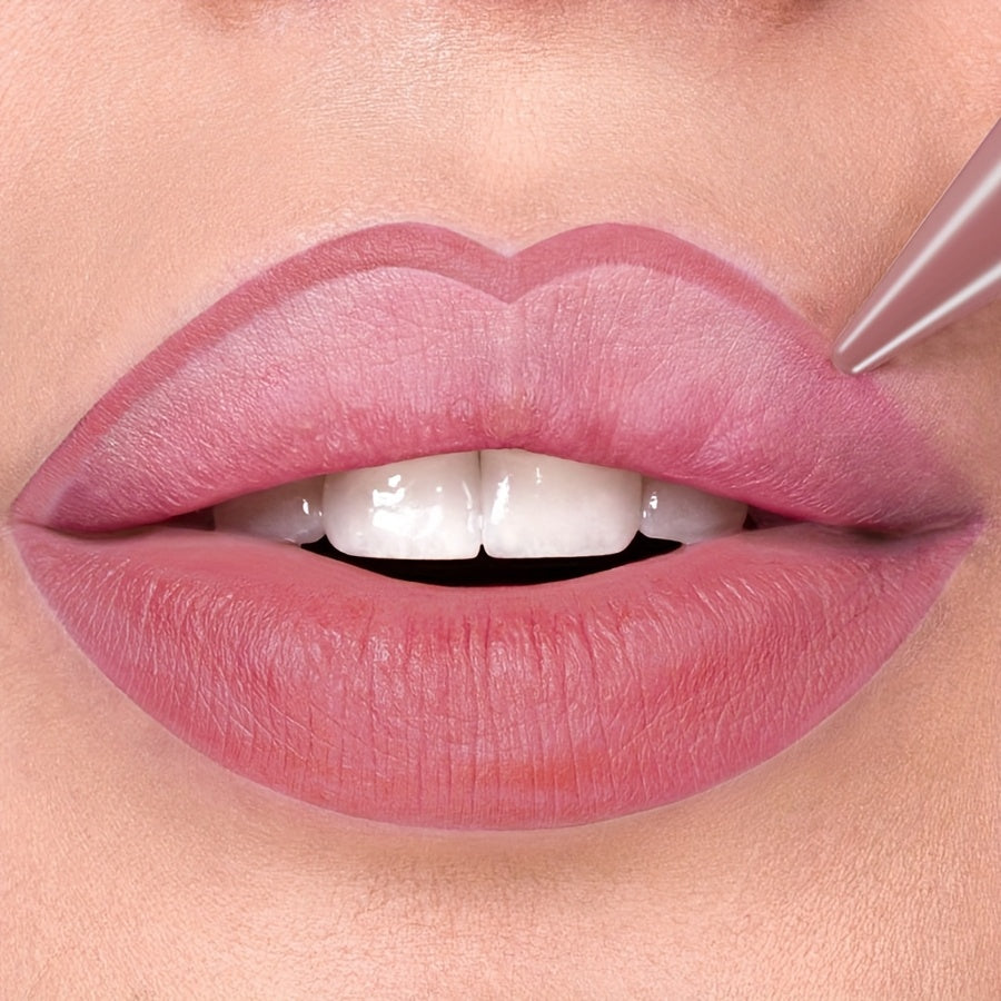 KAFURUX RUX Lipstick Pen - Natural Finish, Non-Sticky, Long-Lasting, Easy Application, Waterproof, All Skin Types, Pink Tone