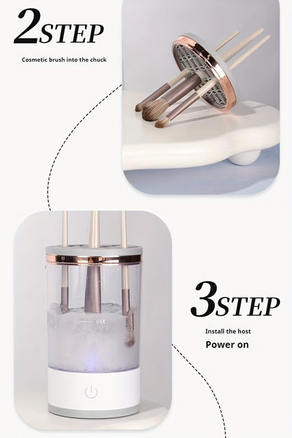 Portable USB Makeup Brush Cleaner