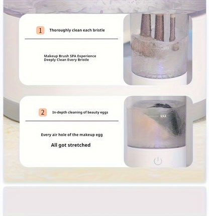 Portable USB Makeup Brush Cleaner