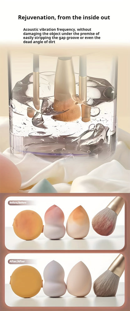 Portable USB Makeup Brush Cleaner