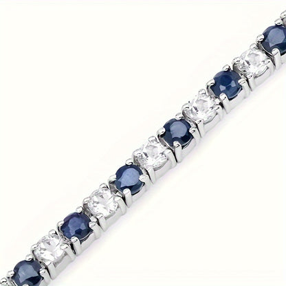 Elegancia italiana: pulsera artesanal de plata de ley 925