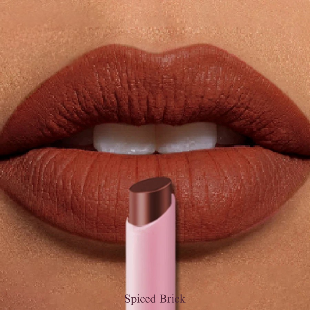 1pc KAFURUX Waterproof Matte Lip Liner Pencil – Long Lasting Nude & Brown Shades for Defined Lips (15 Color Variants)