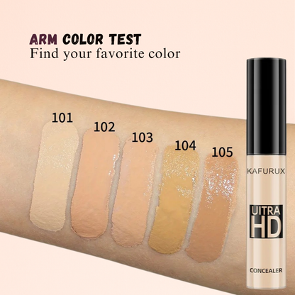 KAFURUX Matte High‑Coverage Liquid Concealer 1pc – Waterproof Oil‑Control Moisturizing Foundation (5 Shade Variants)