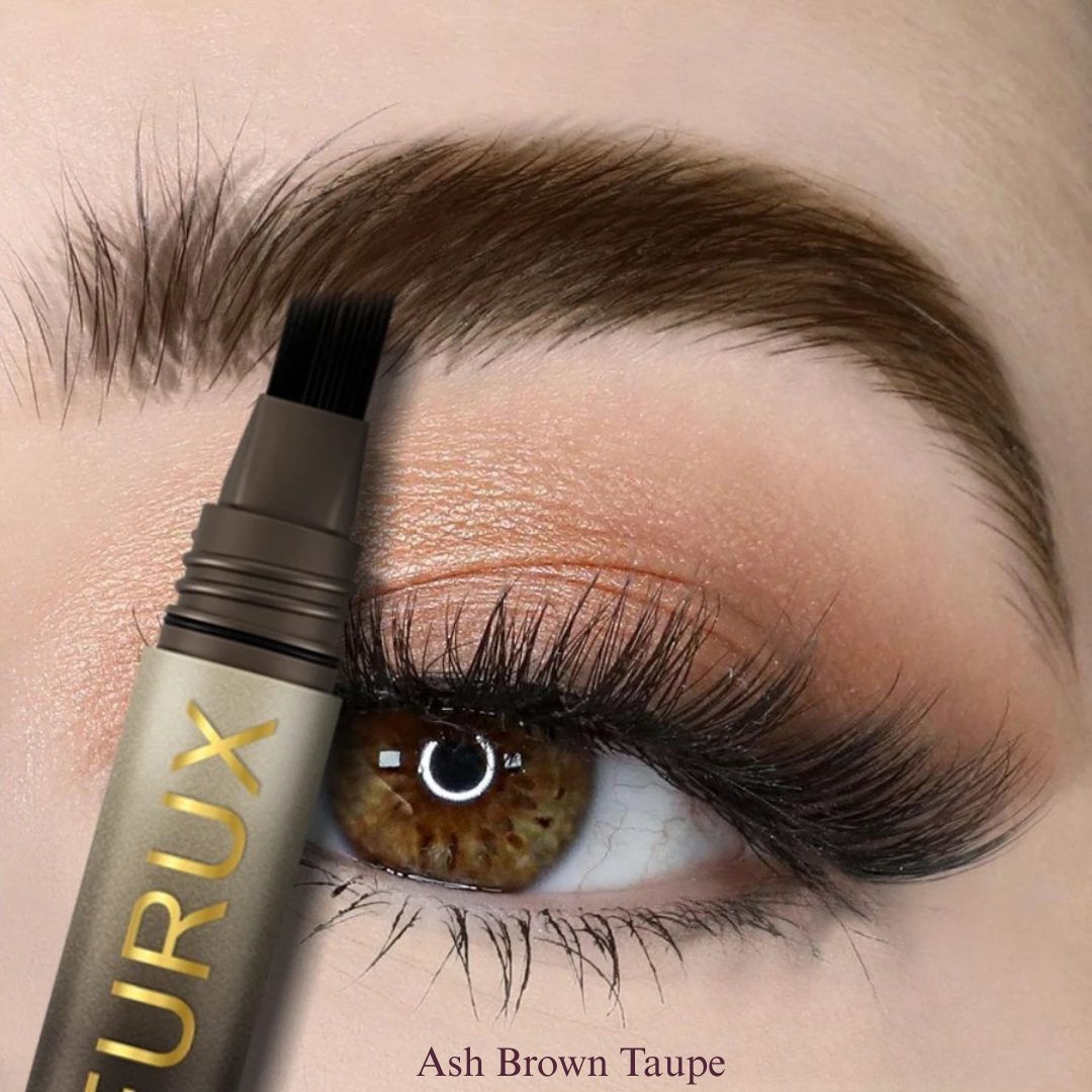 KAFURUX Square Wild Eyebrow Pencil – Waterproof Velvet 3D Brow Tint with Angled Brush (3 Color Variants 1 pc) - KAFURUX