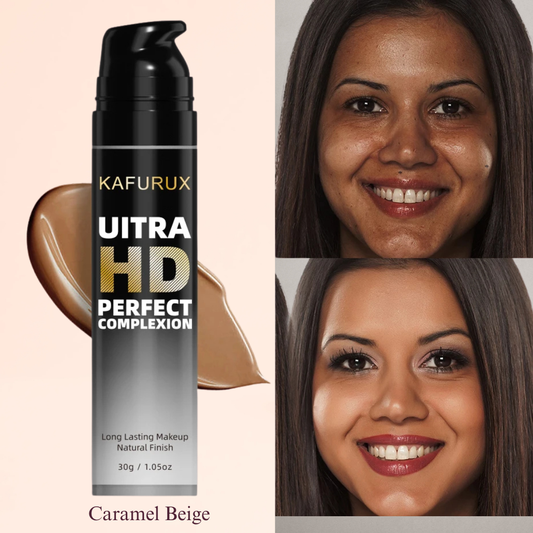 KAFURUX Oil Control Foundation Cream – Waterproof Full Coverage BB Matte Liquid Concealer in 8 Natural Skin Tone Shades