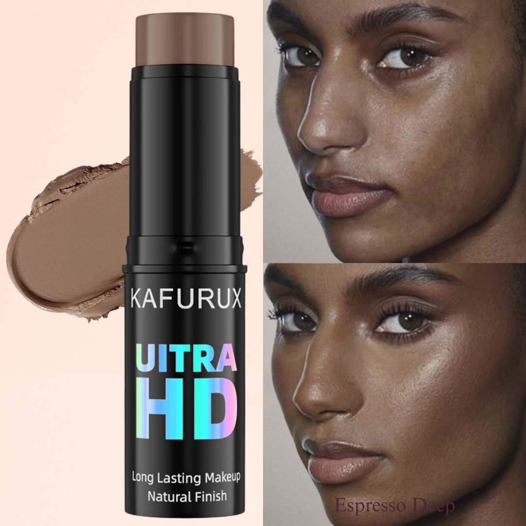 KAFURUX High‑Coverage Stick Foundation – Smooth Plumper Concealer for Spots Acne Dark Circles in 9 Color Variants