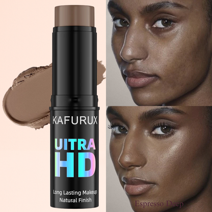 KAFURUX High‑Coverage Stick Foundation – Smooth Plumper Concealer for Spots Acne Dark Circles in 9 Color Variants