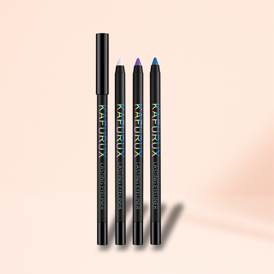 KAFURUX High‑Pigment Waterproof Eyeliner Pen – Pearly & Metallic Smokey in 10 Vibrant Shades (1 pc)