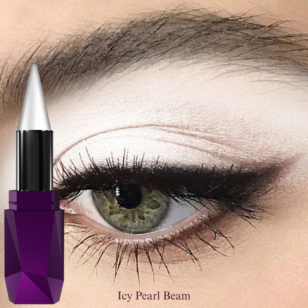 KAFURUX Pearl & Glitter Eyeshadow Stick – Waterproof Matte Long‑Lasting Eye Shadow in 25 Pearl Shades (1 pc) - KFURUX