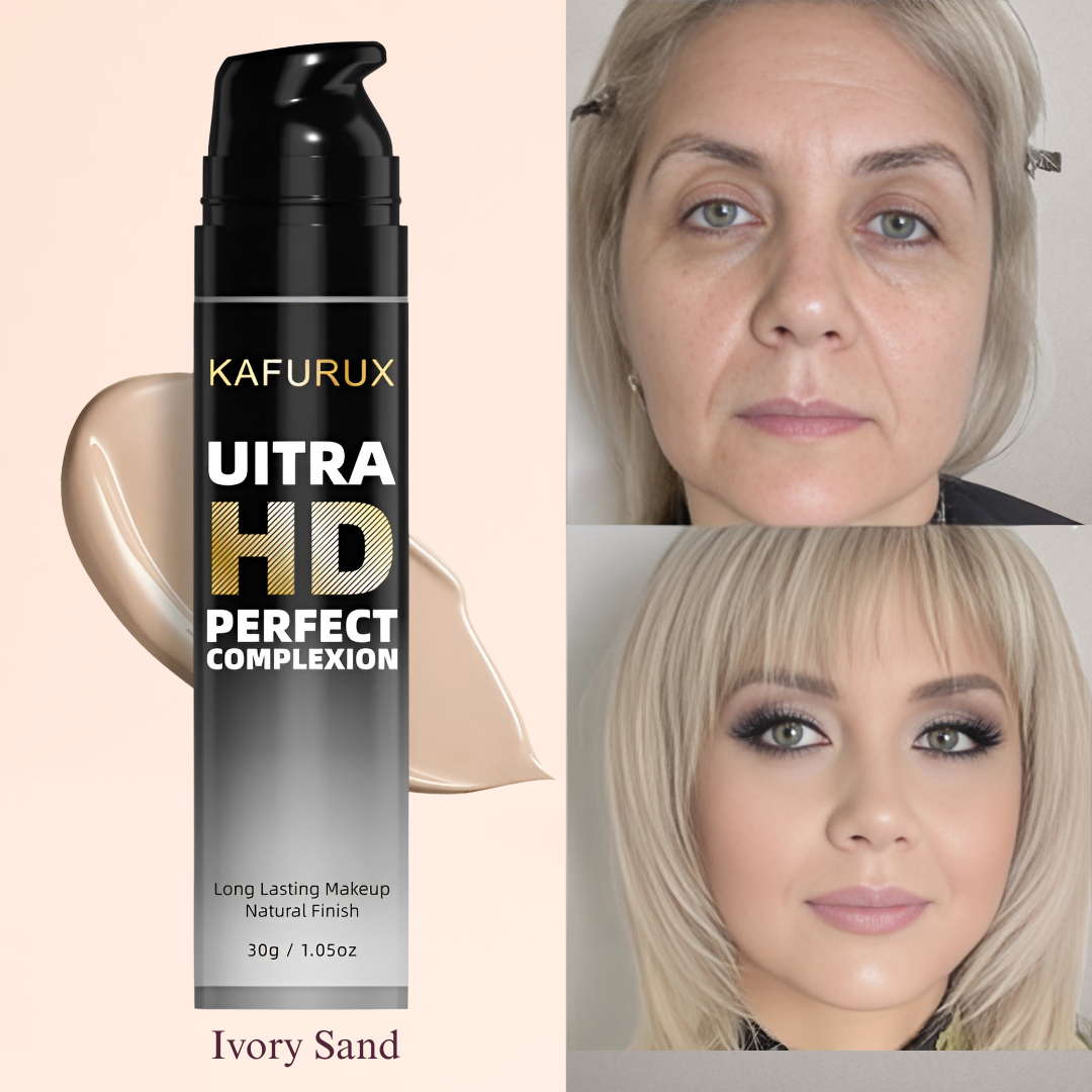 KAFURUX Oil Control Foundation Cream – Waterproof Full Coverage BB Matte Liquid Concealer in 8 Natural Skin Tone Shades