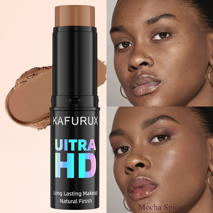 KAFURUX High‑Coverage Stick Foundation – Smooth Plumper Concealer for Spots Acne Dark Circles in 9 Color Variants