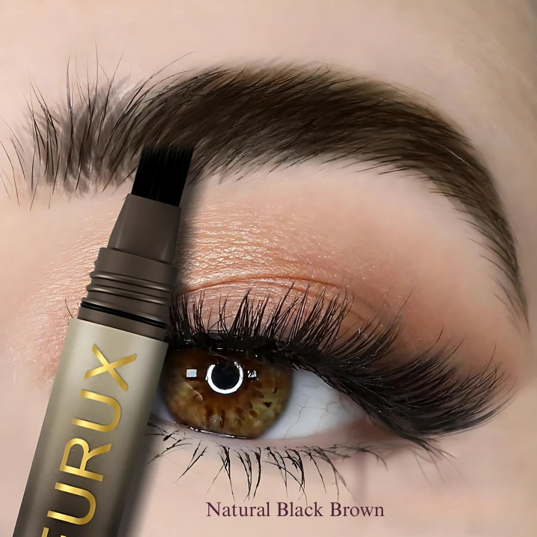 KAFURUX Square Wild Eyebrow Pencil – Waterproof Velvet 3D Brow Tint with Angled Brush (3 Color Variants 1 pc) - KAFURUX