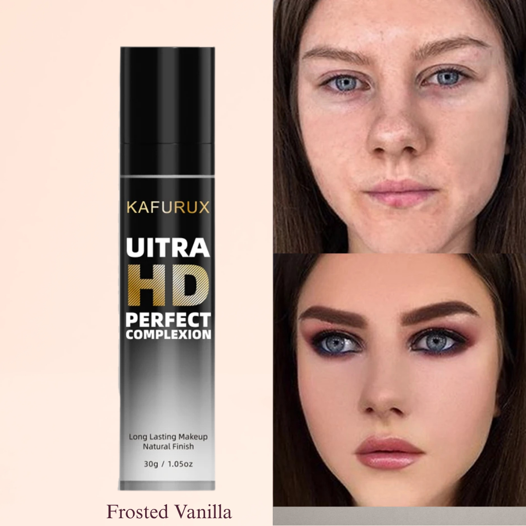 KAFURUX Oil Control Foundation Cream – Waterproof Full Coverage BB Matte Liquid Concealer in 8 Natural Skin Tone Shades