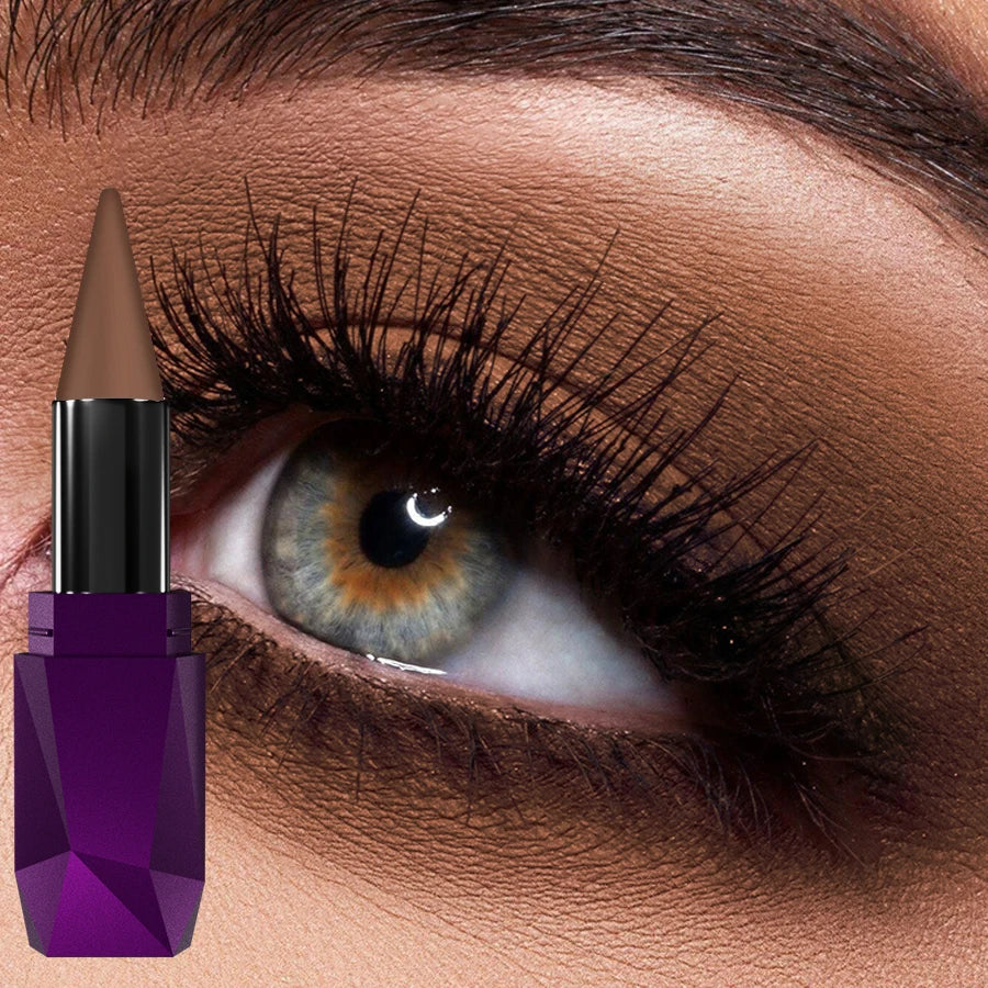 KAFURUX Waterproof Eyeshadow Pen – Matte Long Lasting Lazy Eye & Lip Crayon Stick in 3 Bold Color Variants