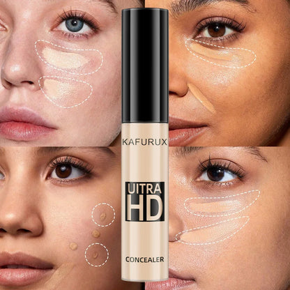 KAFURUX Matte High‑Coverage Liquid Concealer 1pc – Waterproof Oil‑Control Moisturizing Foundation (5 Shade Variants)