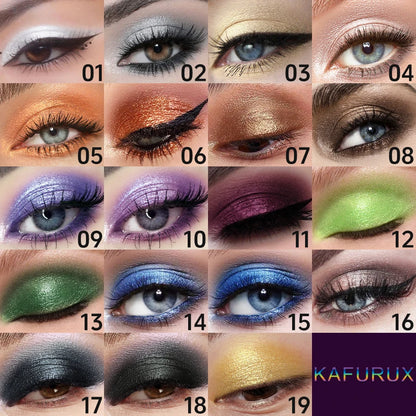 KAFURUX Pearl & Glitter Eyeshadow Stick – Waterproof Matte Long‑Lasting Eye Shadow in 25 Pearl Shades (1 pc)