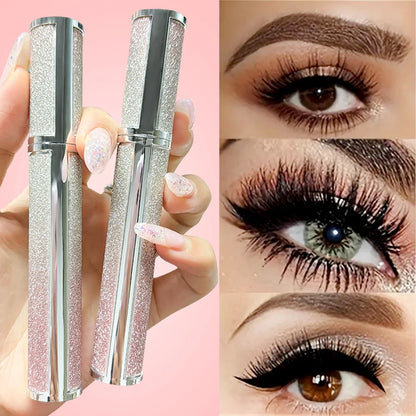 KAFURUX 4D Waterproof Lengthening Mascara – Black Fiber Lash Extension for Thick Curled Long‑Lasting Lashes