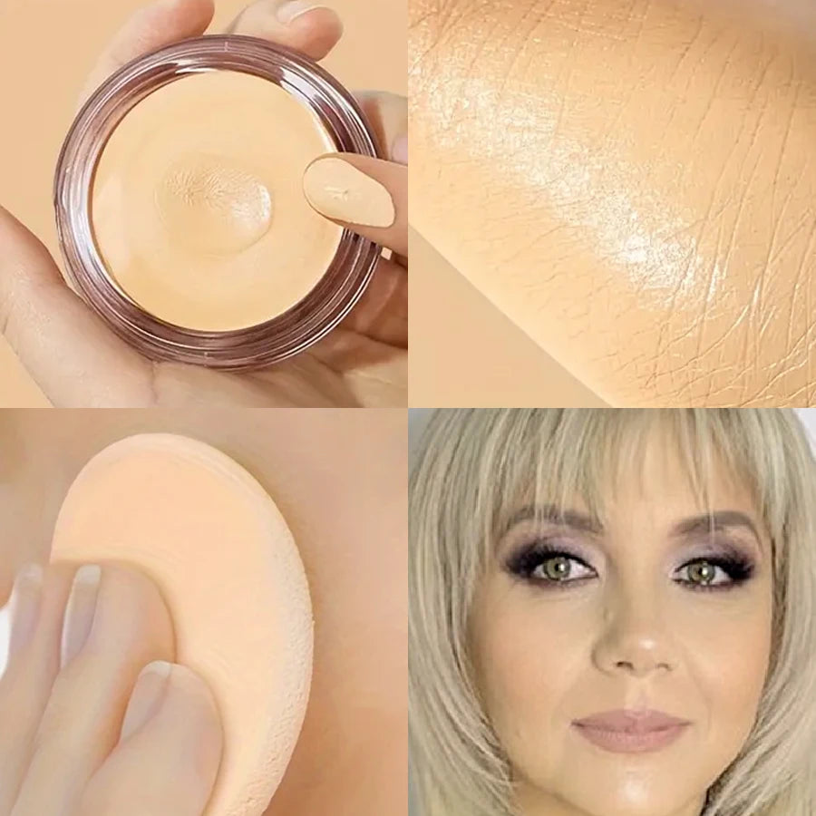 KAFURUX 1pc High‑Coverage Waterproof Foundation Concealer – Anti‑Dark Circle BB Cream in 9 Shade Variants