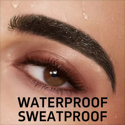 KAFURUX Square Wild Eyebrow Pencil – Waterproof Velvet 3D Brow Tint with Angled Brush (3 Color Variants 1 pc)