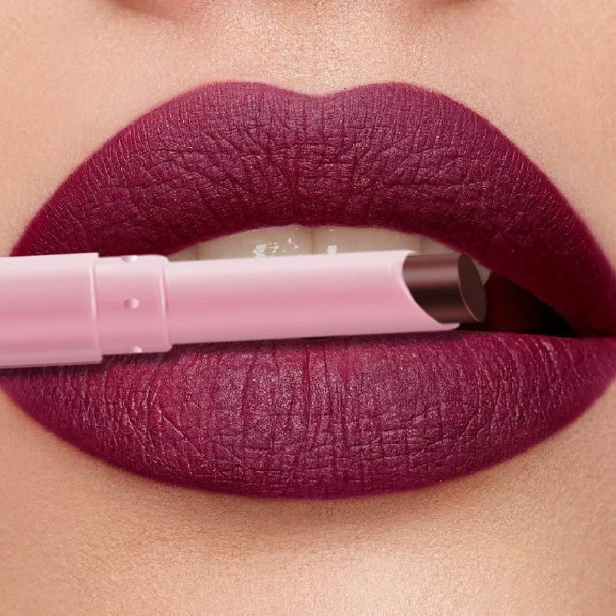 1pc KAFURUX Waterproof Matte Lip Liner Pencil – Long Lasting Nude & Brown Shades for Defined Lips (15 Color Variants)