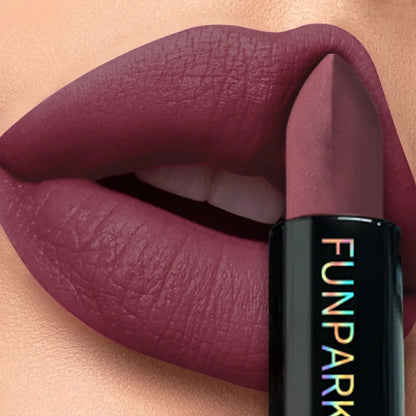 25-Color Matte Lipstick Waterproof Long Lasting  Velvet Finish Lip Tint Smooth Matte Lip Color Smudge-proof Lip Liner Lip Makeup