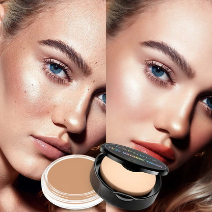 KAFURUX 1pc High‑Coverage Waterproof Foundation Concealer – Anti‑Dark Circle BB Cream in 9 Shade Variants