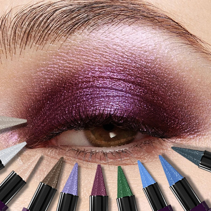 KAFURUX Pearl & Glitter Eyeshadow Stick – Waterproof Matte Long‑Lasting Eye Shadow in 25 Pearl Shades (1 pc)