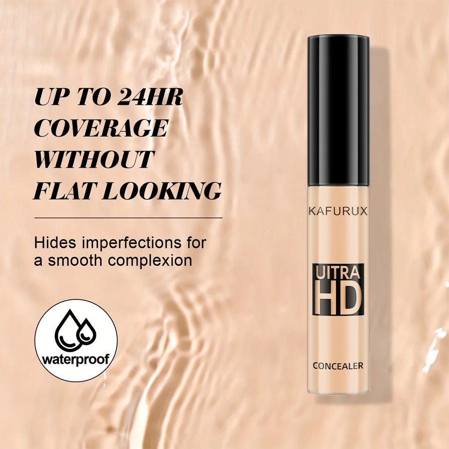 KAFURUX Matte High‑Coverage Liquid Concealer 1pc – Waterproof Oil‑Control Moisturizing Foundation (5 Shade Variants)