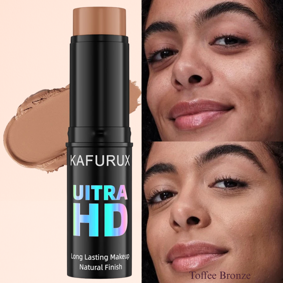 KAFURUX High‑Coverage Stick Foundation – Smooth Plumper Concealer for Spots Acne Dark Circles in 9 Color Variants