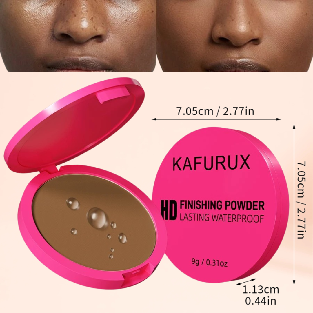 KAFURUX Oil Control Matte Pressed Powder – Long Lasting Full Coverage Setting Powder in 5 Color Variants for Flawless