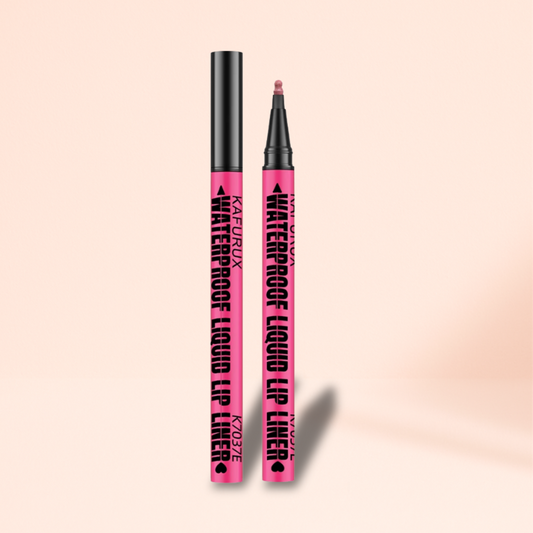 KAFURUX Waterproof Matte Lip Liner Pen – Sweatproof Long Lasting Liquid Lipstick Pencil in 12 Bold Color Variants
