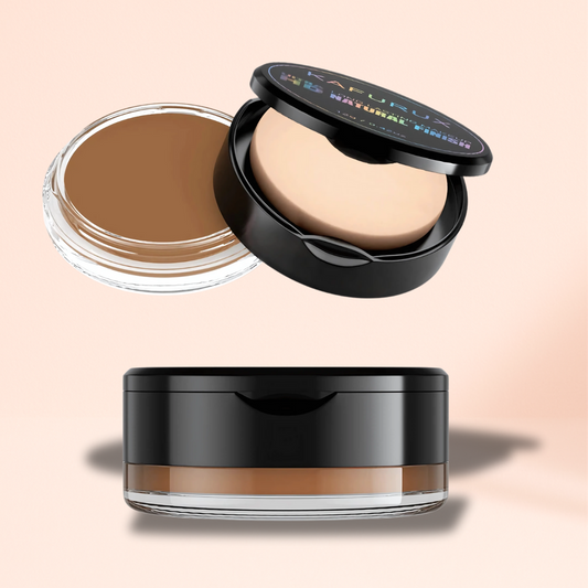 KAFURUX 1pc High‑Coverage Waterproof Foundation Concealer – Anti‑Dark Circle BB Cream in 9 Shade Variants