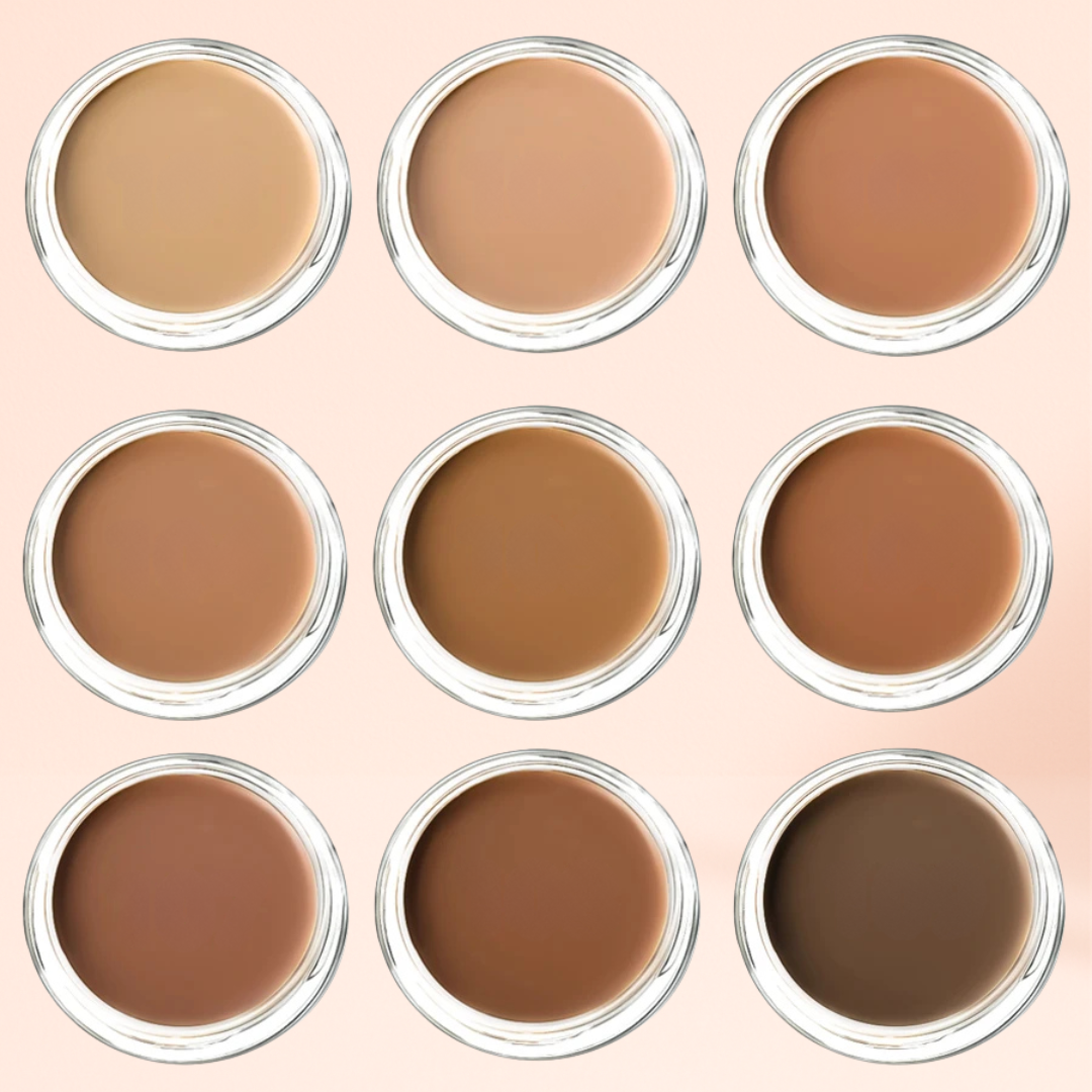 KAFURUX 1pc High‑Coverage Waterproof Foundation Concealer – Anti‑Dark Circle BB Cream in 9 Shade Variants