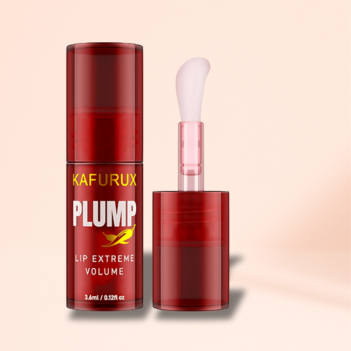 KAFURUX Chili Lip Plumper Oil – Instant Volumizing Gloss Serum for Fuller Lips Long Lasting Moisture & Shine