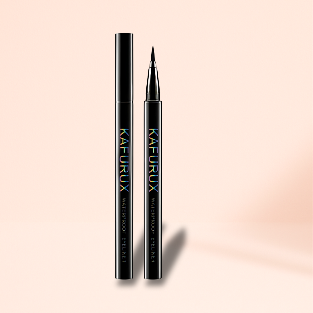 KAFURUX 1pc Quick-Dry Black Matte Eyeliner Pencil – Waterproof Long-Lasting Anti‑Smudge Eyeshadow Pen