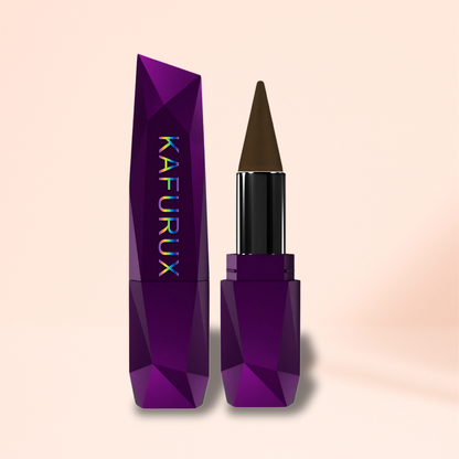 KAFURUX Smoky Dark Brown Metallic Glitter Eyeshadow Pencil – Waterproof Pearl Eye Shadow Pen (1 pc)