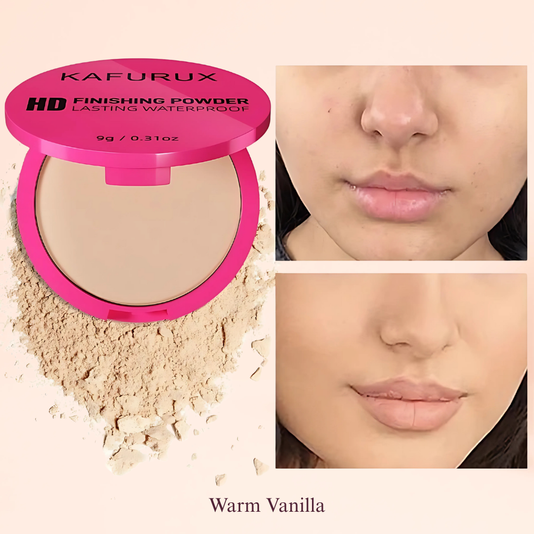 KAFURUX Oil Control Matte Pressed Powder – Long Lasting Full Coverage Setting Powder in 5 Color Variants for Flawless