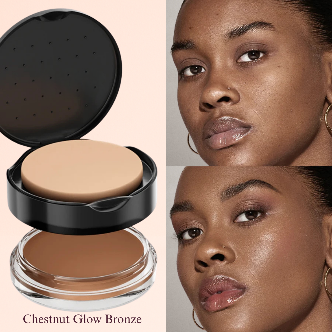 KAFURUX 1pc High‑Coverage Waterproof Foundation Concealer – Anti‑Dark Circle BB Cream in 9 Shade Variants - Chestnut