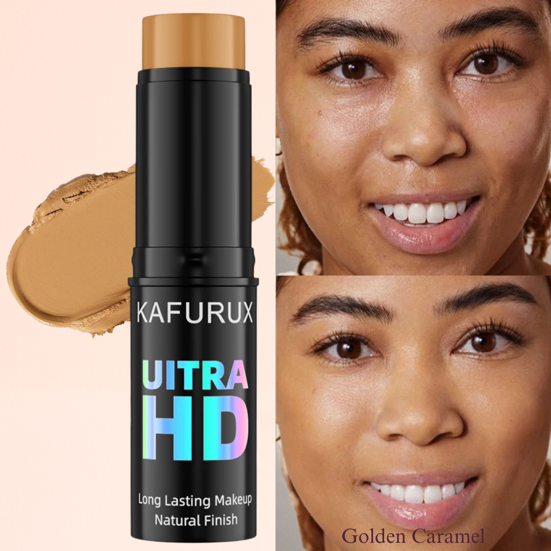 KAFURUX High‑Coverage Stick Foundation – Smooth Plumper Concealer for Spots Acne Dark Circles in 9 Color Variants