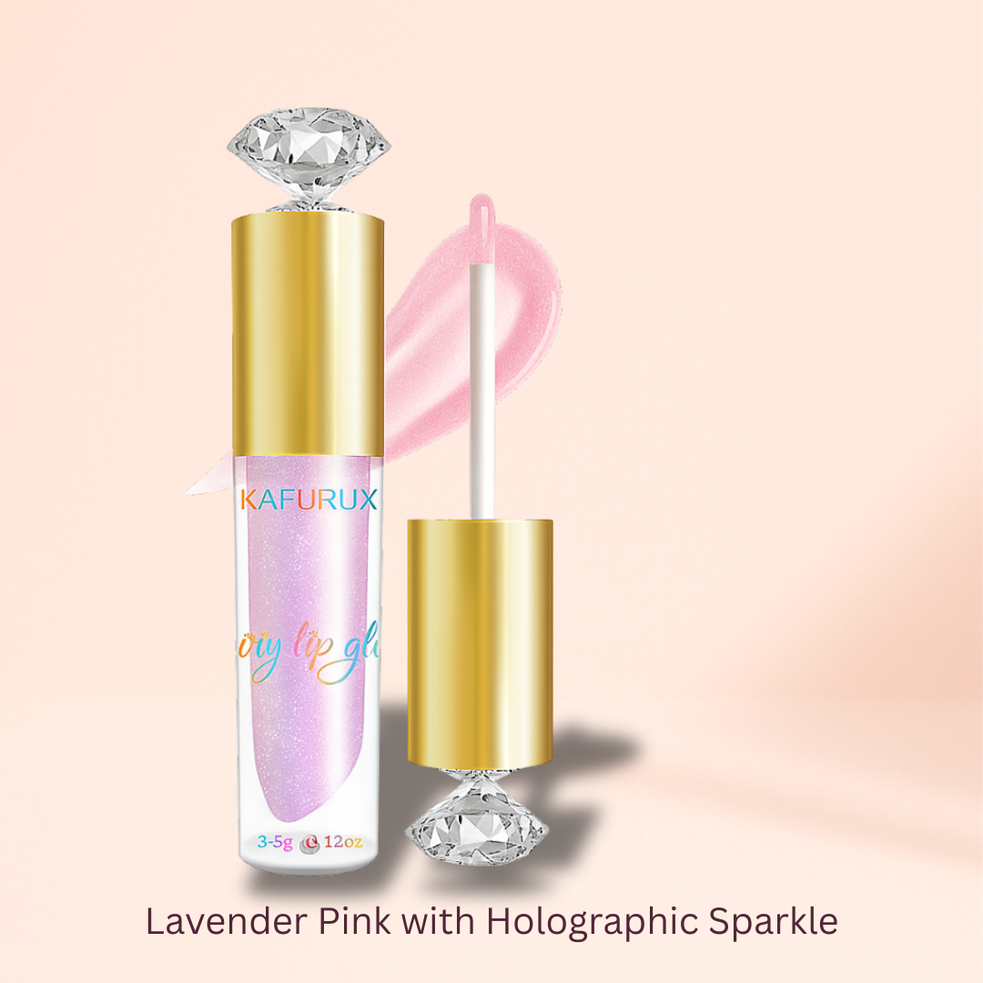 KAFURUX Moisturizing Diamond Shimmer Lip Gloss – Sparkling Pearl-Glam Liquid Lipstick in 9 Glitter Shades (1 pc)