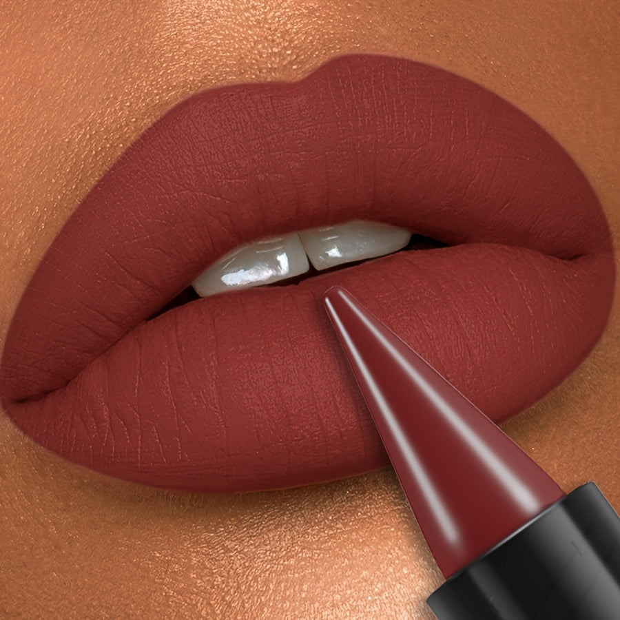 KAFURUX RUX Lipstick Pen - Waterproof, Non-Sticky, Lightweight Lip Makeup with Vibrant Red & Nude Shades, Perfect for All Skin Tones, Natural Finish Lipstick | Vibrant Lipstick | Smooth Texture