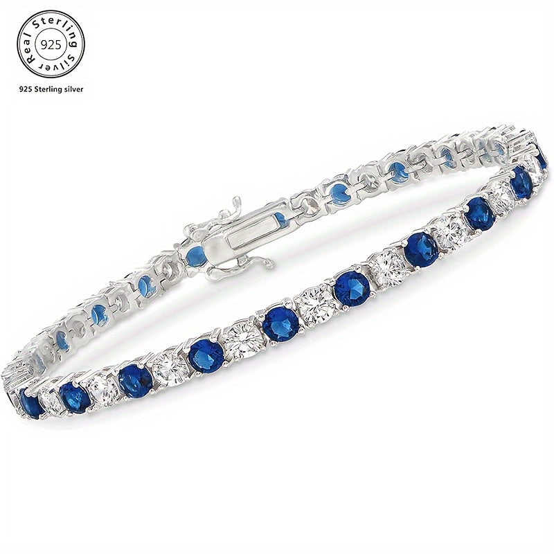 Elegancia italiana: pulsera artesanal de plata de ley 925